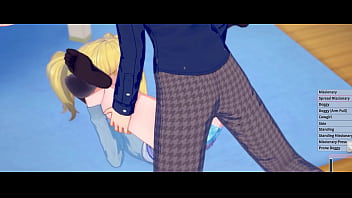 Preview 2 of Sunny Lenoe Bollywood - Hentai blonde girl getting fucked - Missionary position