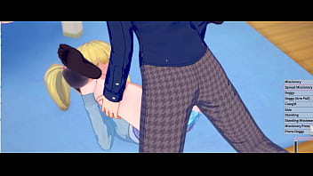 Preview 4 of Sunny Lenoe Bollywood - Hentai blonde girl getting fucked - Missionary position