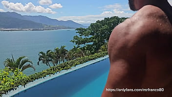 Preview 1 of Hollywood Anjalena Jolie - Nude in the pool