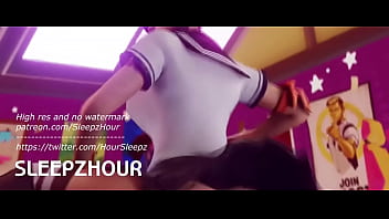 Preview 2 of Black Twark - Fortnite tsuki getting fucked!