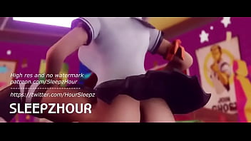 Preview 4 of Black Twark - Fortnite tsuki getting fucked!