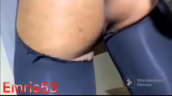 Preview 3 of Bothroom Xnxx Video - My calabar girlfriend likes it rough