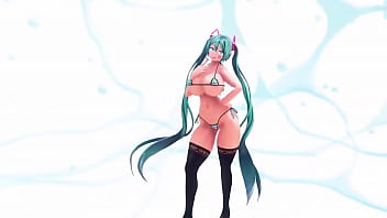 Preview 2 of Seachonly Suny Lione Xxx Vidio - Hatsune Miku dances for you!
