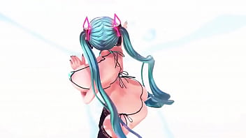 Preview 4 of Seachonly Suny Lione Xxx Vidio - Hatsune Miku dances for you!