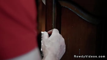 Preview 2 of Foreign Aunty Forst Sex - Old gay helping guy take a shower then anal fucking