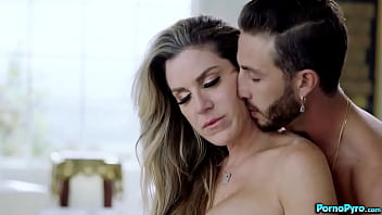 Preview 1 of Babe Hlebomobi - Lucas Frost Bangs His Big Tittied Stepmom Kayla Paige On Sofa