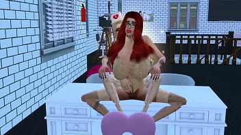 Preview 2 of Chaina Xxxxx Video In New - Sims 4 porn horny nurse Bella fucks her pacient Mila