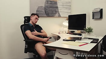 Preview 1 of Bubai Xx Mai Bata - Gay masturbate and anal fuck colleague in the office