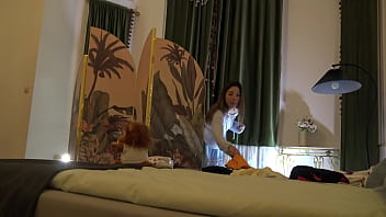 Preview 2 of Classic Teen Sex - Sexy lingerie and mini skirts try on haul day with a really beautiful and cute hot brunette babe backstage