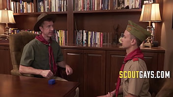Preview 1 of Blindfolded Racist - The Scout&#039_s Pledge
