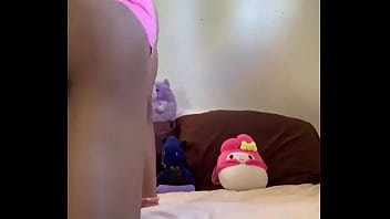 Preview 4 of Kagler Xxx Video 2012 12 12 - Super Petite 90lbs Teen Stuffs Her Panties Then Vibrates Her Puffy Pussy To Orgasm | The Panty Bank - Used Panties