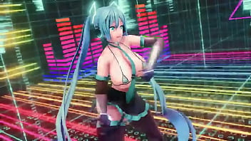 Preview 3 of Blacked Jessie Rog - Hatsune Miku loves dance
