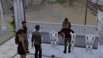 Preview 2 of Quite Xxx Video - The Blissful Simmers Wedding after party turned sex party
