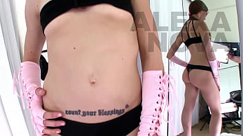 Preview 1 of Romantic Xxx Videvo - ALEXA NOVA Huge Cock POV All The Way Down Deepthroat Facefuck and Huge Load Cum Swallow - WoW! A