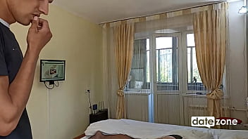Preview 1 of Brother Cum Inseid Sister - Man makes his wife,  real porn in the bedroom