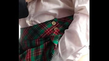 Preview 1 of Ebony Erika Liu - Inocente chica de Bachillerato Mexicana Entro a Mi Habitaci&oacute_n y Se Calienta Solo de Verme la Verga Masturb&aacute_ndome &iexcl_Ella empez&oacute_ a tocarse con Sus Bragas Rosadas! Y ya bien CALIENTES la condenada Chamaca Me Dejo Coge