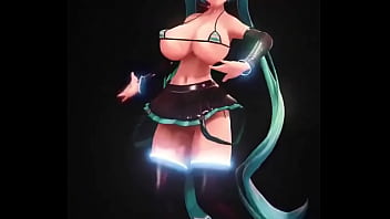 Preview 2 of Massage Onwife - Miku dances for you!