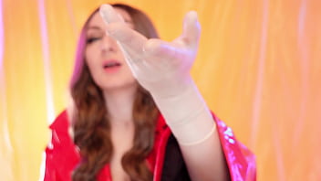 Preview 3 of Granny Pigtail - ASMR: surgical latex gloves (Arya Grander)