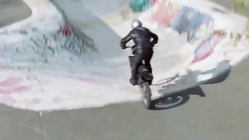 Preview 3 of Past Xxx Video - biker in letaher