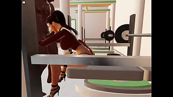 Preview 4 of Bra Take Off - Comendo a novinha na Academia. (3dxchat)