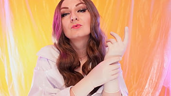 Preview 3 of Indian Wife Sadi - ASMR: surgical latex gloves (Arya Grander)