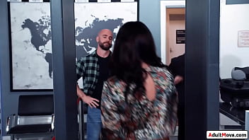 Preview 1 of Azov Fkk Boys - Brunette frisked and fucked by security