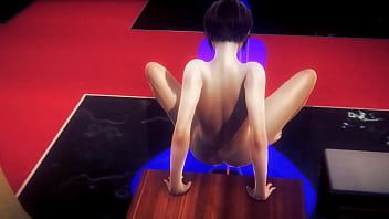 Preview 4 of Czech Massage 122 - Yaoi Femboy - Twink footjob and fuck in a chair - Japanese Asian Manga Anime Film Game Porn