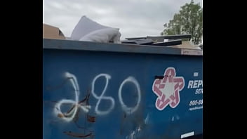 Preview 3 of King Kardashian - Sexy Ebony takes out the trash