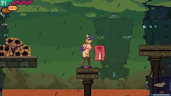 Preview 4 of Afrika Gerls - Hentai game. Busty blonde girl fucking (Demo version)