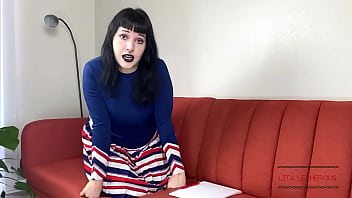 Preview 1 of Bqngbross Sex Vidro - Cheerleading Step-Sister Exploits Your Dirty Panty and Sock Fetish