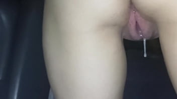 Preview 4 of 1st Dimsexvideo - Semen goteando lentamente de un co&ntilde_o rosa