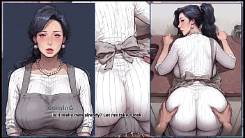 Preview 4 of Eliza Cae Jayden - ArchAlchemy [ Taboo Hentai Game ] Ep.4 CAUGHT with a BONER by my ROOMATE !