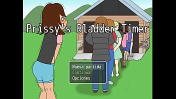 Preview 1 of Defloration Hidden Cute - Prissy&#039_s Bladder Timer - The 2 Endings