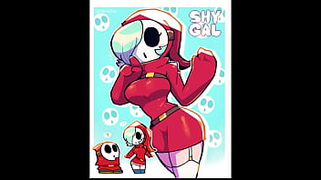 Preview 2 of Triple Penetratiin - Shy Gal Hentai (Mario)