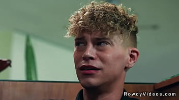 Preview 2 of Sexo De Gai - Stepbrother anal fucks young gay on the sofa