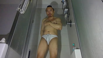 Preview 3 of Gem Tang Scandal - Flexing In The Shower