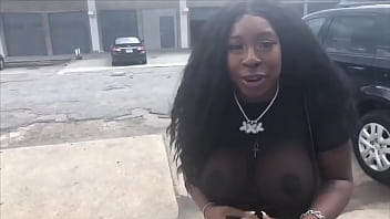 Preview 1 of Sonepur Arjunpur Odisha - London ebony queen fucks Benji bands in booth