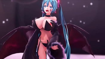 Preview 2 of Seachyg Lain Shemoms - Hatsune Miku Bat Dance