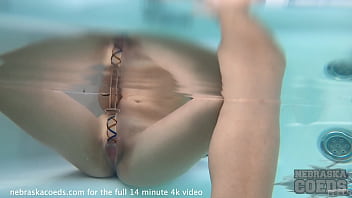 Preview 4 of Sex Hard - underwater masturbating in jacuzzi