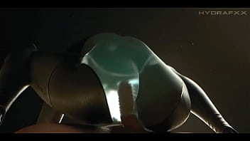 Preview 2 of Son Sniffing - Atomic Heart - Vaya vagina m&aacute_s deliciosa tiene esta androide