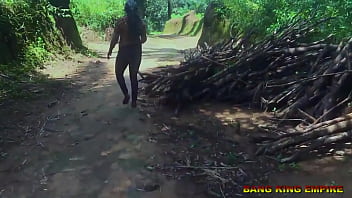 Preview 2 of Jhon Sin Squirts - GORGEOUS SEX ADDICTED AFRICAN BEAUTY FUCK HARDCORE BBC DICK ON VILLAGE ROAD
