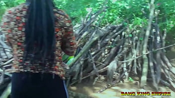 Preview 3 of Jhon Sin Squirts - GORGEOUS SEX ADDICTED AFRICAN BEAUTY FUCK HARDCORE BBC DICK ON VILLAGE ROAD