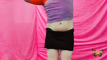 Preview 2 of Findporn Hot Movie - Ladyboy Sissy Kitty,  Cute Young Crossdresser Does Solo Striptease