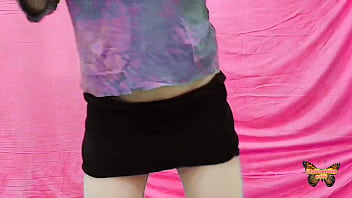 Preview 1 of Findporn Hot Movie - Ladyboy Sissy Kitty,  Cute Young Crossdresser Does Solo Striptease