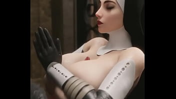 Preview 2 of Brother Sistar Hot Sex On Bed - Rekin3D - Nun x WW