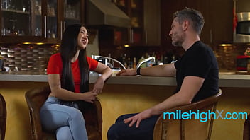 Preview 1 of Milf Hunter Staci - Slutty Asian 20yo Seduces Friends Stepdad