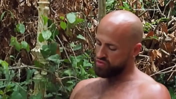 Preview 2 of Xnx Mom Son Xxx - Gay Amateur Bareback Outdoors Adventures with muscle guy