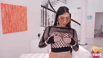 Preview 1 of Sister Sleeping Brother Ripe - Ass Licking and Rimming Before an Anal Drilling for Hot Latina Penelope Woods