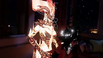 Preview 2 of First Night Sex Vi - flamen hot atronach action in vr