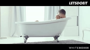 Preview 1 of Blonde Ass Chubby - FREE FULL VIDEO - Hungarian Blue Angel Fantasy Fuck With BF In The Tub - WHITEBOXXX